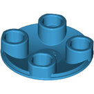 LEGO-Dark-Azure-Plate-Round-2-x-2-with-Rounded-Bottom-(Boat-Stud)-2654-6144148