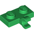 LEGO-Green-Plate-Modified-1-x-2-with-Clip-on-Side-(Horizontal-Grip)-11476-6185996
