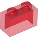 LEGO-Trans-Red-Brick-1-x-2-without-Bottom-Tube-3065-306541