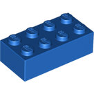 LEGO-Blue-Brick-2-x-4-3001-300123