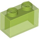 LEGO-Trans-Bright-Green-Brick-1-x-2-without-Bottom-Tube-3065-4642409