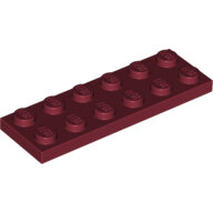 LEGO Dark Red Plate 2 x 6 3795 - 4618986 LEGO Dark Red Plate 2 x 6 3795 - 4618986