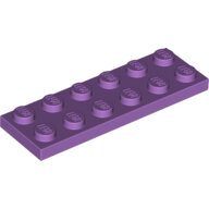 LEGO Medium Lavender Plate 2 x 6 3795 - 4625027 LEGO Medium Lavender Plate 2 x 6 3795 - 4625027