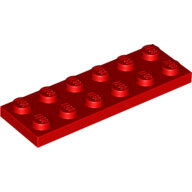LEGO Red Plate 2 x 6 3795 - 379521 LEGO Red Plate 2 x 6 3795 - 379521