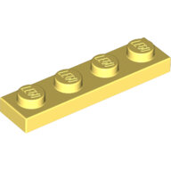 LEGO Bright Light Yellow Plate 1 x 4 3710 - 6248756 LEGO Bright Light Yellow Plate 1 x 4 3710 - 6248756