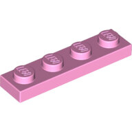 LEGO Bright Pink Plate 1 x 4 3710 - 6002148 LEGO Bright Pink Plate 1 x 4 3710 - 6002148