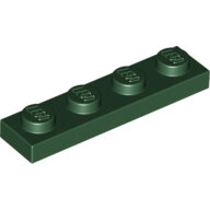 LEGO Dark Green Plate 1 x 4 3710 - 6020923 LEGO Dark Green Plate 1 x 4 3710 - 6020923