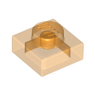 LEGO Trans-Orange Plate 1 x 1 3024 - 6252040 LEGO Trans-Orange Plate 1 x 1 3024 - 6252040