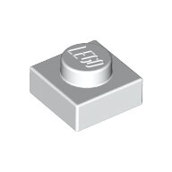 LEGO White Plate 1 x 1 3024 - 302401