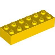 LEGO Yellow Brick 2 x 6 2456 - 4181143 LEGO Yellow Brick 2 x 6 2456 - 4181143