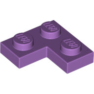 LEGO Medium Lavender Plate 2 x 2 Corner 2420 - 4619517 LEGO Medium Lavender Plate 2 x 2 Corner 2420 - 4619517