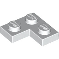 LEGO White Plate 2 x 2 Corner 2420 - 242001 LEGO White Plate 2 x 2 Corner 2420 - 242001