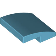 LEGO Medium Azure Slope, Curved 2 x 2 15068 - 6119126 LEGO Medium Azure Slope, Curved 2 x 2 15068 - 6119126