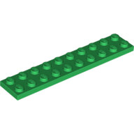 LEGO Green Plate 2 x 10 3832 - 383228 LEGO Green Plate 2 x 10 3832 - 383228