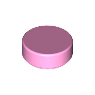 LEGO Bright Pink Tile, Round 1 x 1 98138 - 6055380 LEGO Bright Pink Tile, Round 1 x 1 98138 - 6055380