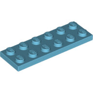 LEGO Medium Azure Plate 2 x 6 3795 - 6146926 LEGO Medium Azure Plate 2 x 6 3795 - 6146926