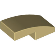LEGO Tan Slope, Curved 2 x 1 11477 - 6046922 LEGO Tan Slope, Curved 2 x 1 11477 - 6046922