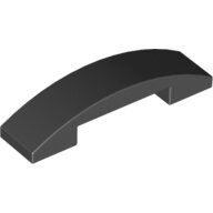 LEGO Black Slope, Curved 4 x 1 Double 93273 - 4613153 LEGO Black Slope, Curved 4 x 1 Double 93273 - 4613153