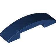 LEGO Dark Blue Slope, Curved 4 x 1 Double 93273 - 6037886