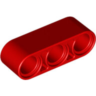 LEGO Red Technic, Liftarm Thick 1 x 3 32523 - 4153718 LEGO Red Technic, Liftarm Thick 1 x 3 32523 - 4153718