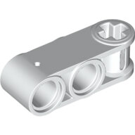 LEGO White Technic, Axle and Pin Connector Perpendicular 3L with 2 Pin Holes 42003 - 6330960