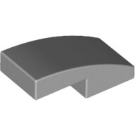 LEGO Light Bluish Gray Slope, Curved 2 x 1 x 2/3 11477 - 6028813