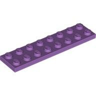 LEGO Medium Lavender Plate 2 x 8 3034 - 4619648 LEGO Medium Lavender Plate 2 x 8 3034 - 4619648