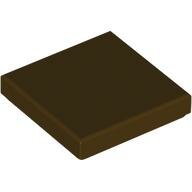 LEGO Dark Brown Tile 2 x 2 3068 - 6179803 LEGO Dark Brown Tile 2 x 2 3068 - 6179803