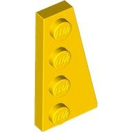 LEGO Yellow Wedge, Plate 4 x 2 Right 41769 - 4160868 LEGO Yellow Wedge, Plate 4 x 2 Right 41769 - 4160868