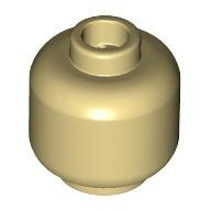LEGO Tan Minifigure, Head (Plain) 3626 - 4164293 LEGO Tan Minifigure, Head (Plain) 3626 - 4164293