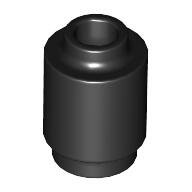 LEGO Black Brick, Round 1 x 1 3062 - 306226 LEGO Black Brick, Round 1 x 1 3062 - 306226