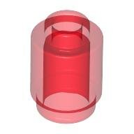 LEGO Trans-Red Brick, Round 1 x 1 3062 - 3006841 LEGO Trans-Red Brick, Round 1 x 1 3062 - 3006841