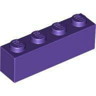 LEGO Dark Purple Brick 1 x 4 3010 - 4224855 LEGO Dark Purple Brick 1 x 4 3010 - 4224855