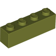 LEGO Olive Green Brick 1 x 4 3010 - 6062697 LEGO Olive Green Brick 1 x 4 3010 - 6062697
