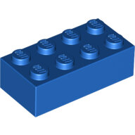 LEGO Blue Brick 2 x 4 3001 - 300123 LEGO Blue Brick 2 x 4 3001 - 300123