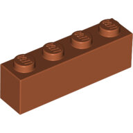 LEGO Dark Orange Brick 1 x 4 3010 - 6223040 LEGO Dark Orange Brick 1 x 4 3010 - 6223040