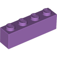 LEGO Medium Lavender Brick 1 x 4 3010 - 6107188 LEGO Medium Lavender Brick 1 x 4 3010 - 6107188