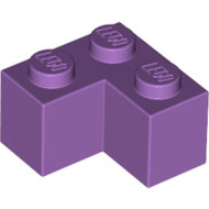 LEGO Medium Lavender Brick 2 x 2 Corner 2357 - 6107187