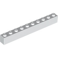 LEGO White Brick 1 x 10 6111 - 611101