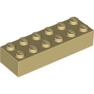 LEGO Tan Brick 2 x 6 2456 - 4181134